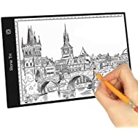 Stone TH Mesa de Luz para Calcar- LED Tableta de Luz Dibujo A4 de Iluminación de la Caja de Alimentación Micro USB Ideal…
